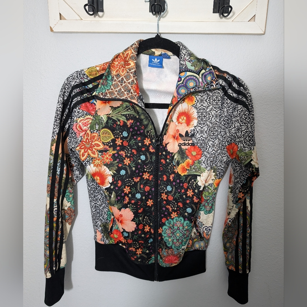 Adidas Multicolor Floral Jacket